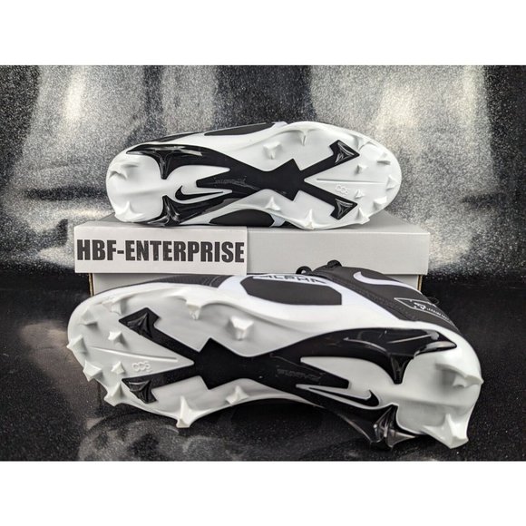 Nike Alpha Menace Pro 3 Mid Football Black White Men\'s Size 12 NEW main image 6